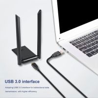 1800Mbps Dual Band 2.4/5.8G Wireless USB WiFi Dongle WiFi6 USB 3.0 WiFi Adapter Powerful External Antenna for PC Desktop Laptop  USB Network Adapters