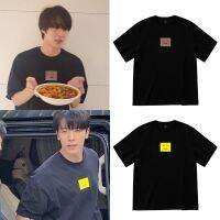 ยินดีต้อนรับ 3 KPOP BTS JIN SuperJunior AidenLee เดียวกันผ้าฝ้ายเสื้อยืดผู้ชายและผู้หญิง Plus ขนาดสไตล์เกาหลี ins หลวมพิ