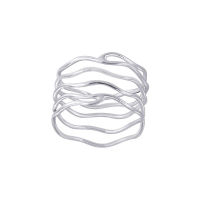 Silver thai   Silver Twist Bangle Ringsเครื่องประดับเงินแท้แหวนกำไลเงินบิด