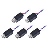 Uxcell มอเตอร์สั่นขนาดเล็กถ้วยกลวงขนาดเล็ก5ชิ้นมอเตอร์40ma 11.3x4mm Dc 1.5V-3V