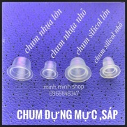 Chum đựng mực phun xăm bịch 100 chum _dụng cụ phun xăm