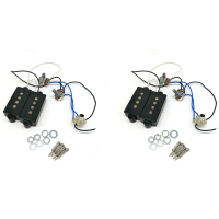 2X Electric Guitar Pickup Wire Harness PB Bass 4-String Electric Guitar Neck and Bridge Pickups Set