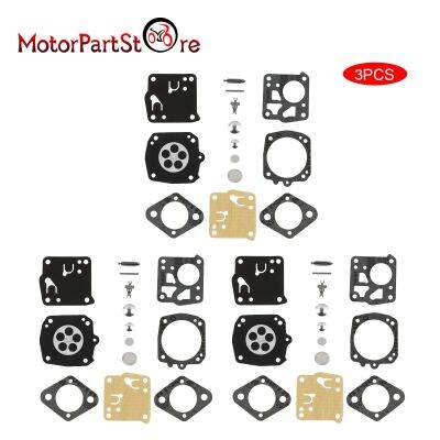 ซ่อมคาร์บูเรเตอร์สร้างใหม่ชุดวงแหวนอัดลูกสูบ RK-17HS RK-23HS สำหรับ Stihl Homelite XL12 XL15 Tillotson 61 162 266 272 Husqvarna 181 266 268