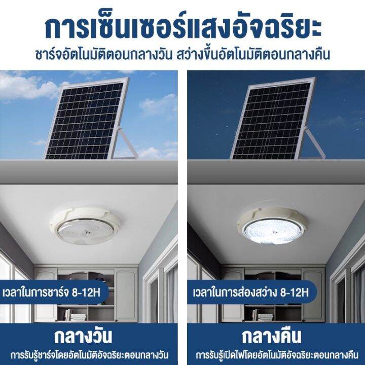 โคมไฟติดเพดาน-ไฟโซล่าเซลล์ติดเพดาน-ไฟเพดาน-500w-led-โคมไฟเพดานโซลา-ไฟโซล่าเซลล์-ไฟโซล่าเซลล์ปรับ-solar-ceiling-light-ไฟเพดานโซลาเซล-ห้องนอน