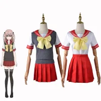 Anime My Dress Up Darling Inui Sajuna Cosplay Costume Vest Shirt Skirt Jk Japanese School Uniform Halloween Girl Women Cos Wig