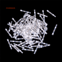 ?【Lowest price】CHANGDA 10pcs 26-24AWG Waterproof SOLDER Sleeve Heat Shrink BUTT Wire Splice Connector สีขาว