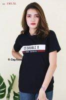 ??เสื้อยืดแฟชั่น แขนสั้น CC-OO คาดอก  NO.18งานปัก งานป้าย   ( S M L XL ) คอตตอลแท้ 100%  ใส่ได้ทั้งชายและหญิง