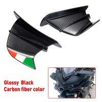 For Ducati Panigale Supersport Winglets Air Deflector Spoiler Aerodynamic Wing Spoiler for Ducati Monster 821 Dark Gloss