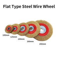 100 /125 /150 /200 Flat Steel Wire Wheel Brush/ Machine Flat Steel Wheel/ Flat Steel Wheel Brush/ Steel Wire Brush Rust Removal