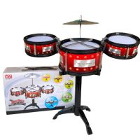 Drum set children ของเล่นกลองชุดเด็ก ถอดประกอบได้ กลองชุดไซส์กลาง 3 ใบ