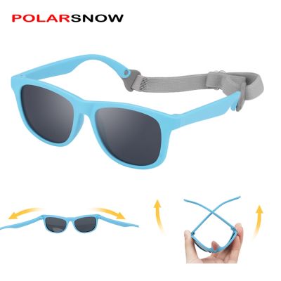 【YF】✹  Kids Sunglasses Polarized with for Boys TPEE Frame UV400 Glasses Baby Toddler kids 0-2 and 2-8