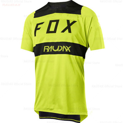 Raudax Summer Men Downhill Jerseys 2021 T-shirt MTB Mountain Bike Shirts Offroad DH Motorcycle Motocross Sportwear Ciclismo