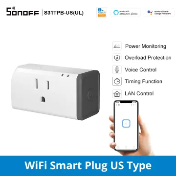 SONOFF S31 / lite WiFi Smart Plug 15A with Energy Monitoring Outlet Timer  Switch