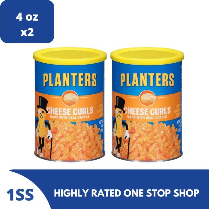 Planters Cheese Curls Made with Real Cheese, 4oz set of 2 Lazada PH