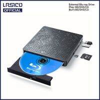 บลูเรย์ไดรฟ์ภายนอก USB 3.0 Type-C CD BD Writer พร้อม SD/TF และช่อง USB ไดรฟ์ออปติคัล BD DVD ไดรฟ์สำหรับ Mac แล็ปท็อป Windows 11