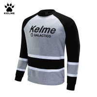 KELME เสื้อเสื้อแขนยาวคอกลมแนวสปอร์ตสำหรับผู้ชาย,เสื้อสเวตเตอร์แฟชั่นแบบลำลองแบบเทรนฤดูใบไม้ร่วงและฤดูหนาว3681078