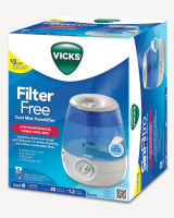 เครื่องพ่นไอระเหย วิคส์ แบบไอเย็น ไม่ต้องใช้ฟิลเตอร์ Vicks Filter-Free Ultrasonic Visible Cool Mist Humidifier, V4600