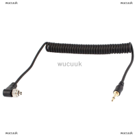 wucuuk ตัวล็อคสกรูสายซิงค์แฟลชสำหรับไฟทริกเกอร์สตูดิโอขนาด3.5มม. ถึงตัวผู้