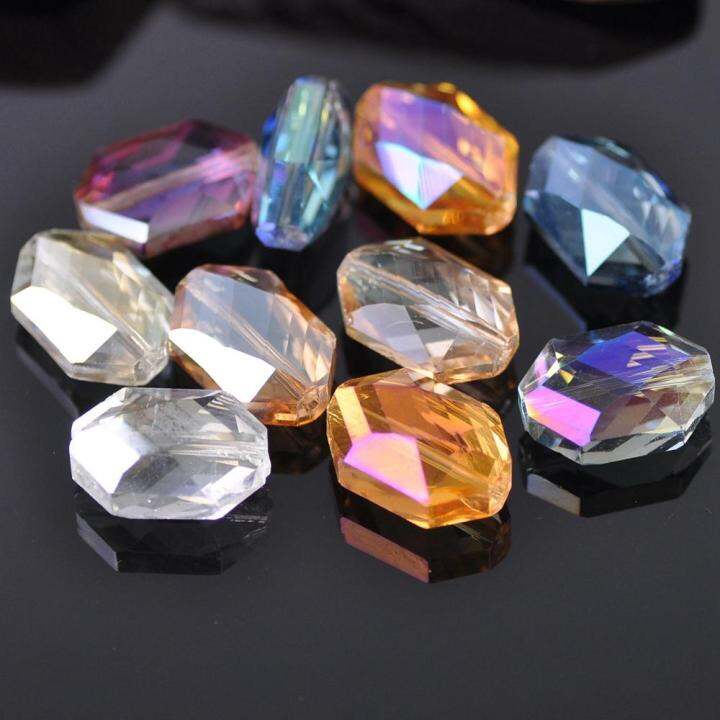 10pcs-18x12mm-hexagon-oval-faceted-crystal-glass-prism-loose-crafts-beads-for-jewelry-making-diy-curtains