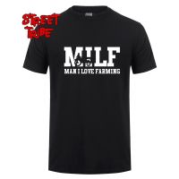 Funny Man I Love Farming T Shirts Present Gift Birthday Mens Milf T-Shirts Tshirt Good Quality Tops O Neck 【Size S-4XL-5XL-6XL】