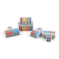 【hot】▼  Fast  Electrical Wire splitter SPL Wiring Cable Connectors Push-in Conductor Terminal Block Led light