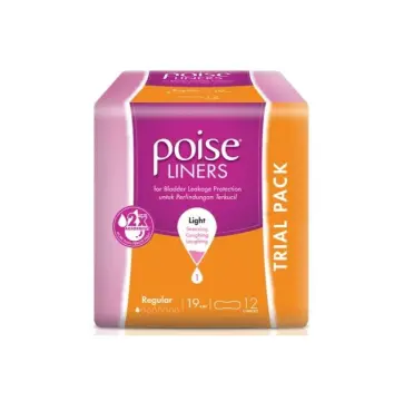 Poise Microliners, Long Length - Lightest Absorbency, 50 Count (Pack of 2)