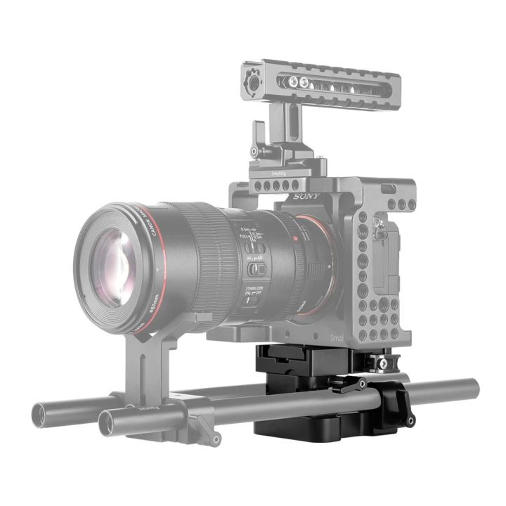 best-seller-smallrig-universal-15mm-rail-support-system-baseplate-2092-กล้องถ่ายรูป-ถ่ายภาพ-ฟิล์ม-อุปกรณ์กล้อง-สายชาร์จ-แท่นชาร์จ-camera-adapter-battery-อะไหล่กล้อง-เคส