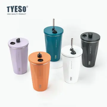 320/600ml Iced Coffee Cup 304 Stainless Steel Thermal Bottle Vacuum-insulated  Coffee Tumbler Mug with Straw Travel Insulated Cup - AliExpress