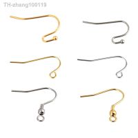 50pcs/Lot Stainless Steel Earring Hook Ear Wire Findings for DIY Jewelry Earrings Making Supplies Accessor Wholesale