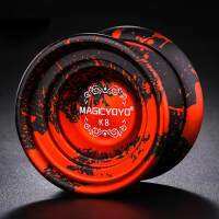 ALILAZA MAGICYOYO โยโย่ไม่ตอบสนอง K8อลูมิเนียม Professional Yo-Yo สำหรับ1A 3A 5A String Trick Play-สีแดงสีดำ