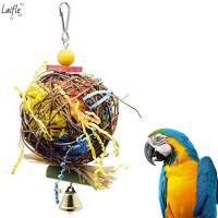 LAIFLE Finches แขวน Conure Macaws Foraging นกของเล่นฝึกเคี้ยวหั่นของเล่นกรงนกแก้ว