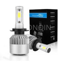 【CC】♙﹊☄  2x H7 H4 H13 H11 9004 880 9007 Car Headlight Bulbs 72W 8000LM 6500K for 9V to 36V 200M range