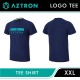 Aztron Logo Tee Navy Tees เสื้อยืด เสื้อคอกลม เนื้อผ้า Cotton 100% เบาสบาย แห้งง่ายไม่เหม็น