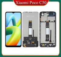 6.52ดั้งเดิม "สำหรับ Xiaomi Poco C50 MZB0D3DIN 220733SPI 220733SPH ชิ้นส่วนจอสัมผัสแอลซีดีของเครื่องแปลงดิจิทัล