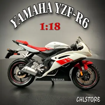 Mô hình xe độ Yamaha R6 2020 Grey Pô Sc 112 Autono1 D197  Cửa Hàng Mô Hình  Autono1vn