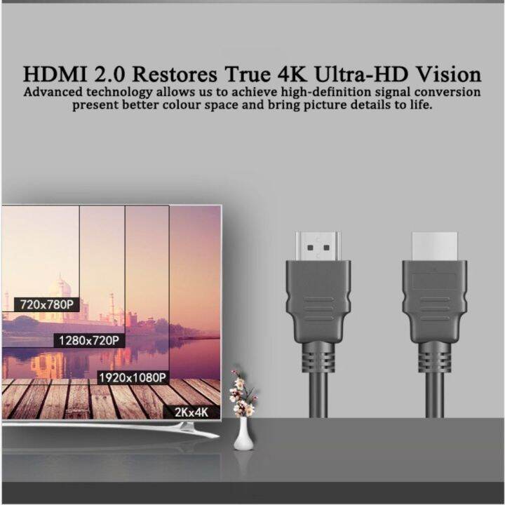 sameple-5-5mm-4k-สาย-hdmi-2-0-ดิจิตัล-2-1-8-2-3-5เดือน-สาย-hdmi-2m-ความเร็วสูงมาก-3d-เอฟเฟ็กต์ภาพ-สายเคเบิล4k-ultra-hd-hdmi-2-0-สำหรับ-pc-dvd-game-consoles-televisions-projectors-display-พีซีดีวีดีเกม