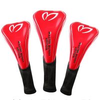 Golf Wood Cover For Driver Fairway Hybrid Waterproof Protector Set PU Leather Soft Durable Golf Club Covers