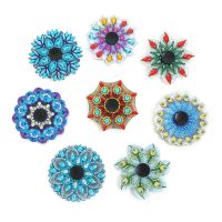 DIY Drill Diamond Fingertip Spinner Colorful Mandala Spinning Anti Stress Decompression Crafts Game for Adults Children