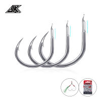 40PCS SJRHV 10-60 Strong Fishhook Anti-skid Sea Fishing Fitting High Strength Slow Jigging Ground Hooks