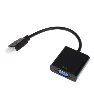 UNI 🔥Hot Sale🔥Black HDMI to VGA adapter cable Projector monitor HD converter cable