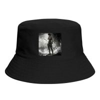 Summer Lara Croft in Cave Bucket Hats for Unisex Tomb Raider Action-adventure Game Outdoor Travel Foldable Bob Fisherman Hat