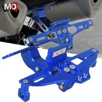 Univerisal Motorcycle Adjustable Angle License Plate Bracket Holder with LED Light For BMW S1000 R/RR/XR G310R G310GS G310 R/GS