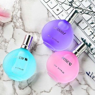 น้ำหอม Long Eau Floral Osmanthus Rose Lavender ลายดอกไม้ 4 กลิ่น 4 Jasmine 4  แบบ 4 สี ขนาด 50ml. HZ-125