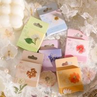 +【】 45Pcs Flower Language Kawaii PET Journaling Sticker Set For Gift Packing Scrapbooking Album Planner Journal Arts DIY Craft