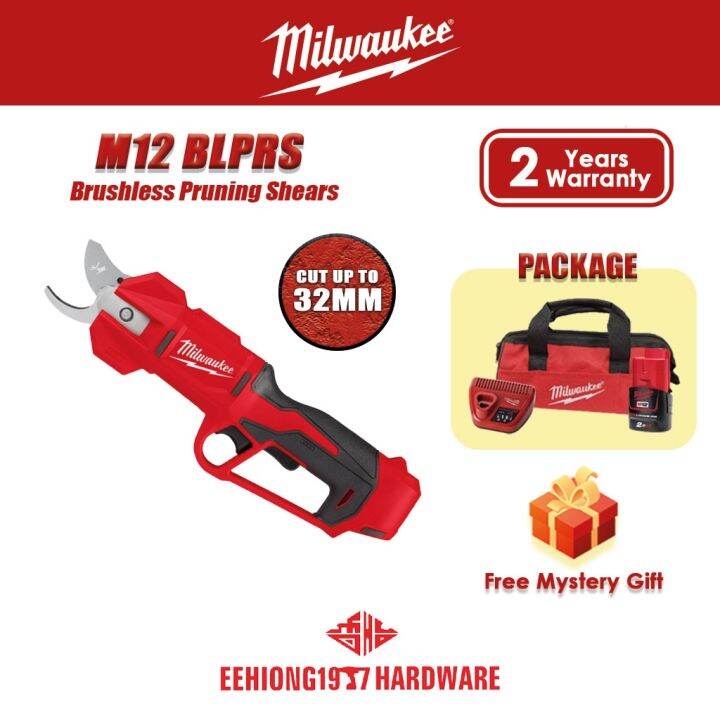 MILWAUKEE M12™ BLPRS Brushless Pruning Shears M12 BLPRS202 M12BLPRS
