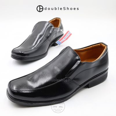 รองเท้าคัชชูสำหรับสุภาพบุรุษ หนังแท้ พื้นด้านในบุนุ่ม เย็บพื้น ยี่ห้อ Clicks รุ่น CY026 สีดำ ไซส์ 40-46