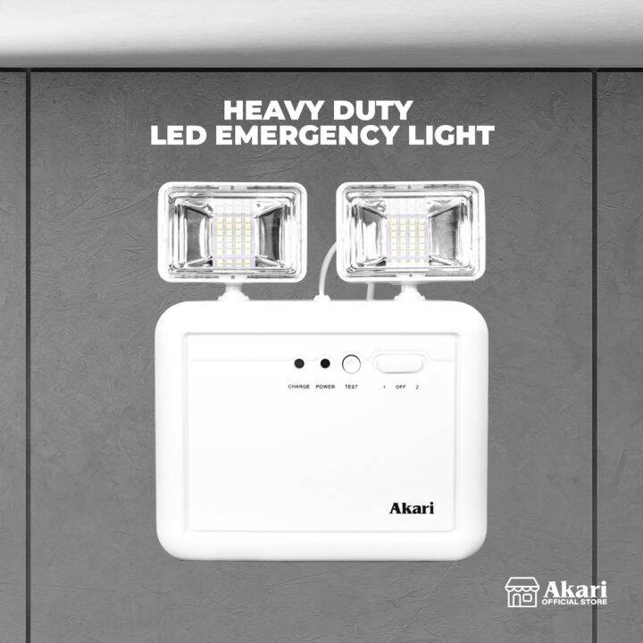 Akari Emergency Kit (AELGL412 Dual Head Emergency Light Lazada PH
