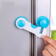Chốt khóa cánh cửa tủ lạnh, tủ quần áo, ngăn kéo bảo vệ an toàn cho bé