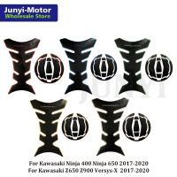 ✼✉❏ Fuel Tank Pad Gas Cap Cover Sticker Grip For 650 400 Z650 Z900 Versys-X 300 2017 2018 2019 2020 Motorcycle Decal