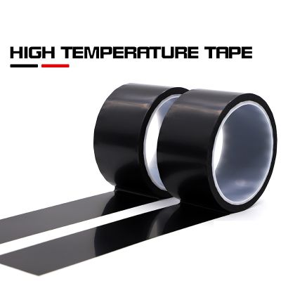 【YF】 Black Kapton Tape Insulation Voltage Resistant Matte Shading High Temperature Polyimide Adhesive